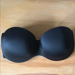Warner’s black strapless bra